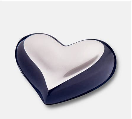 Brushed Pewter Midnight (Keepsake Heart)