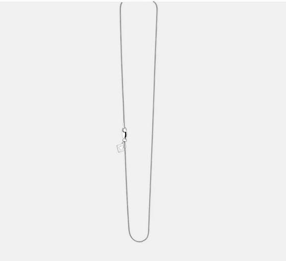 Chain: 20" Snake (Sterling Silver .925) - Rhodium Plated