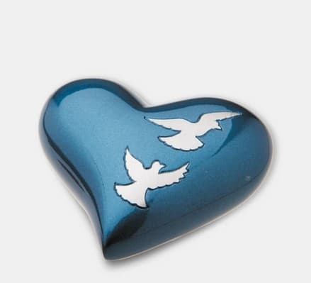 Divine Flying Doves (Keepsake Heart)