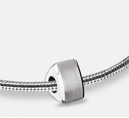 Bead: Essence - Rhodium Plated Two Tone