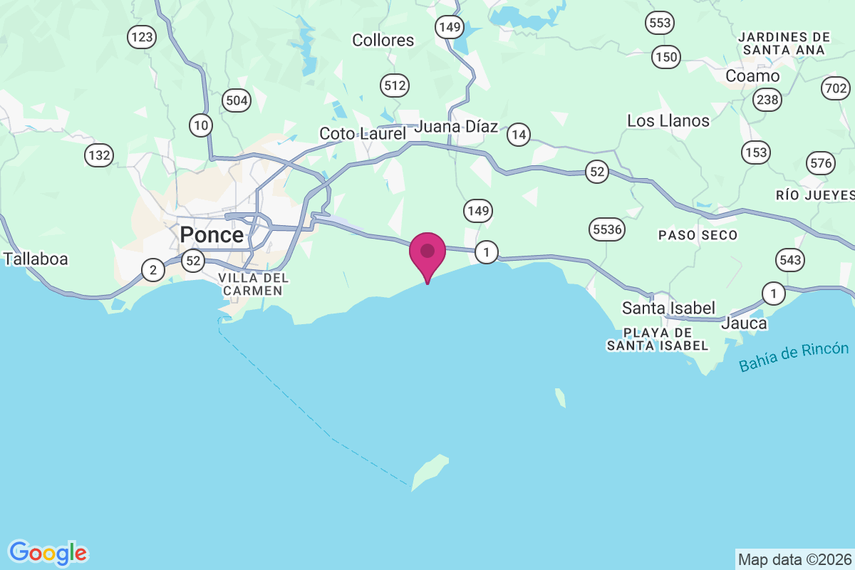 Boca Chica map
