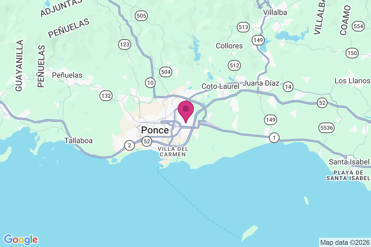 Villa Flores map