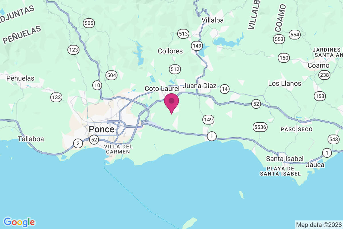 Hacienda Fe map