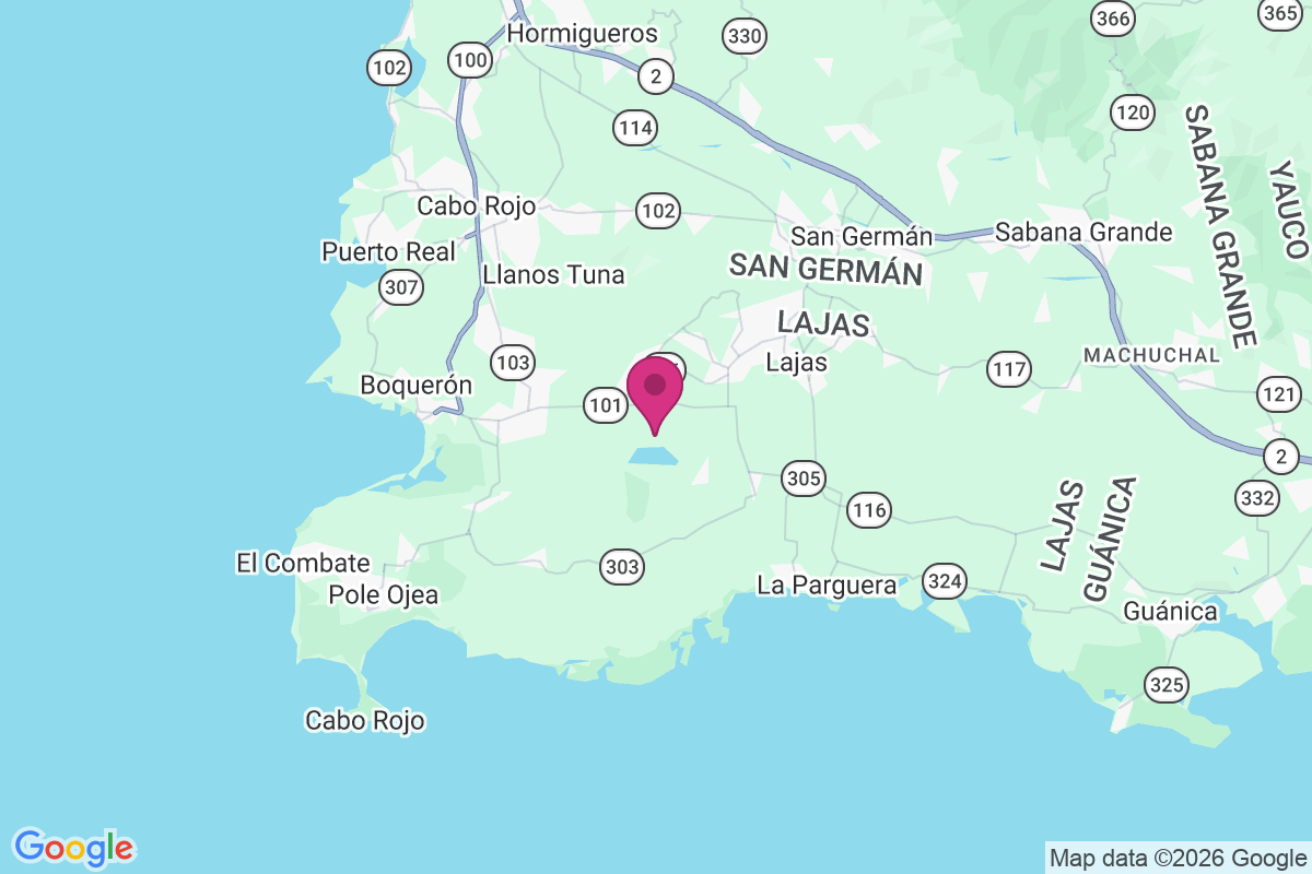 Hacienda Desengano map