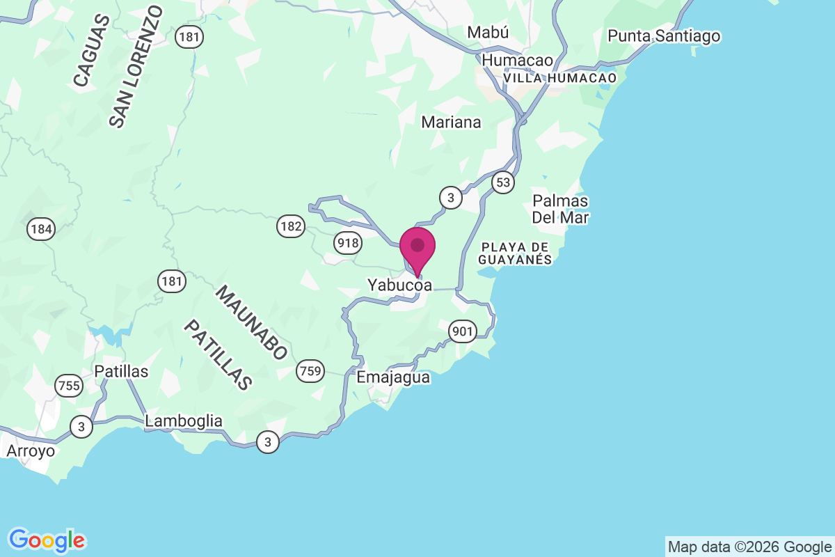 Yabucoa map