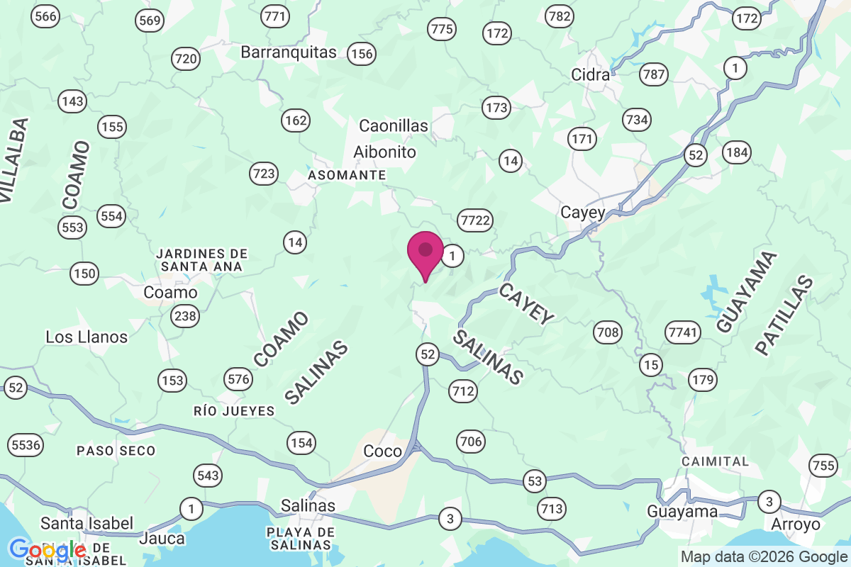 Vertedero map
