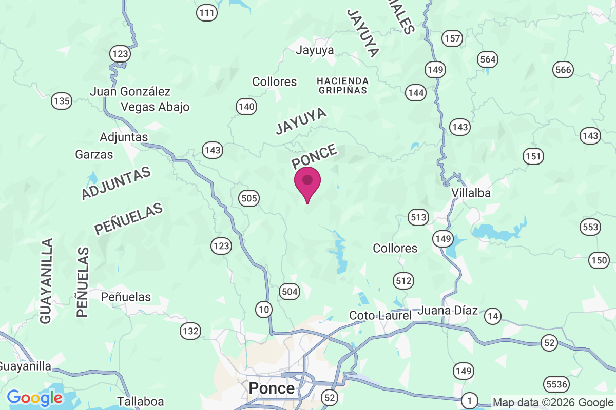 Hacienda El Tesoro map