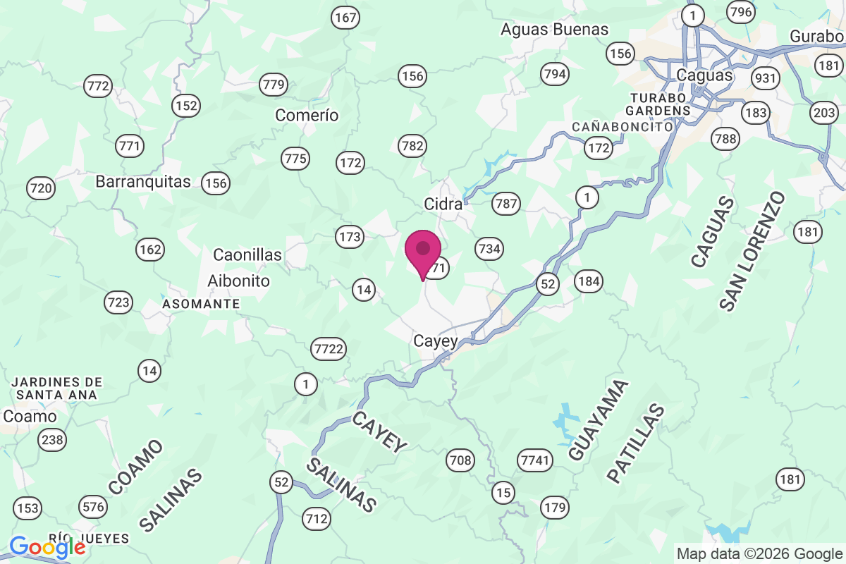 Parcelas Nuevas map