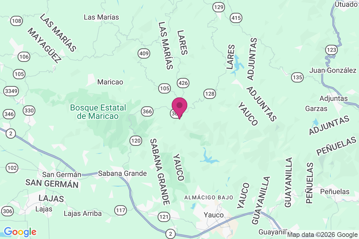 Hacienda La Luisa map