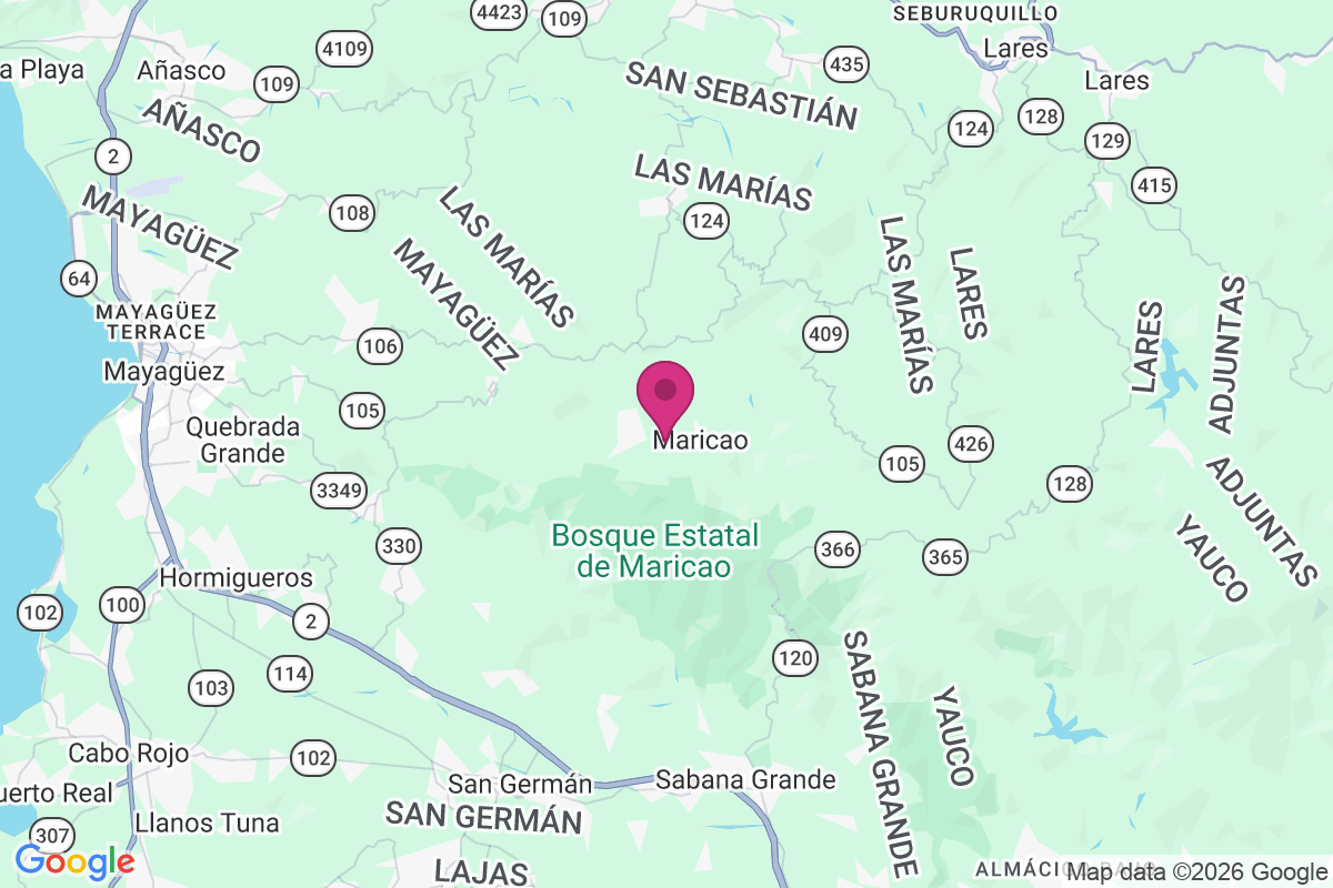 Hacienda San Antonio map