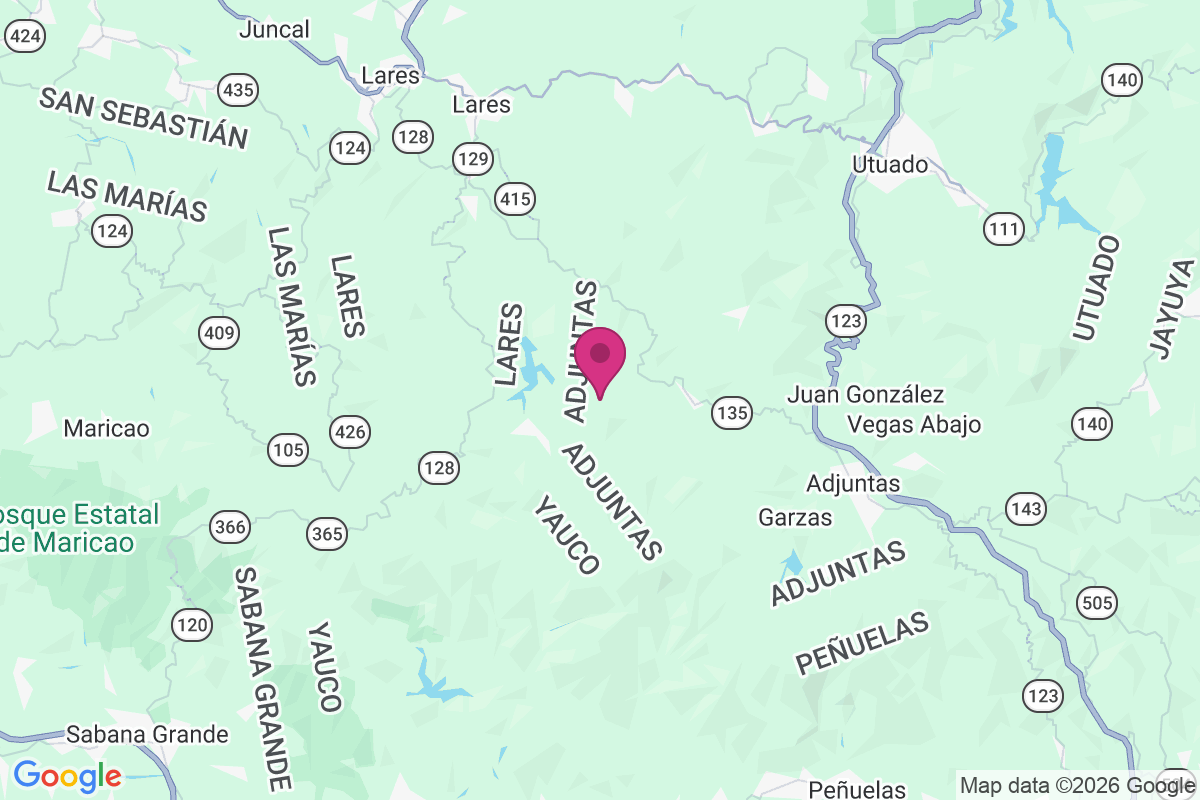Guayabo Dulce map