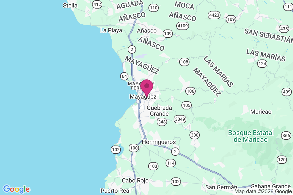 Mayaguez map