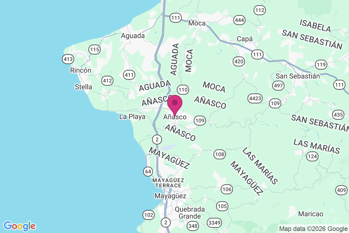 Las Marias map