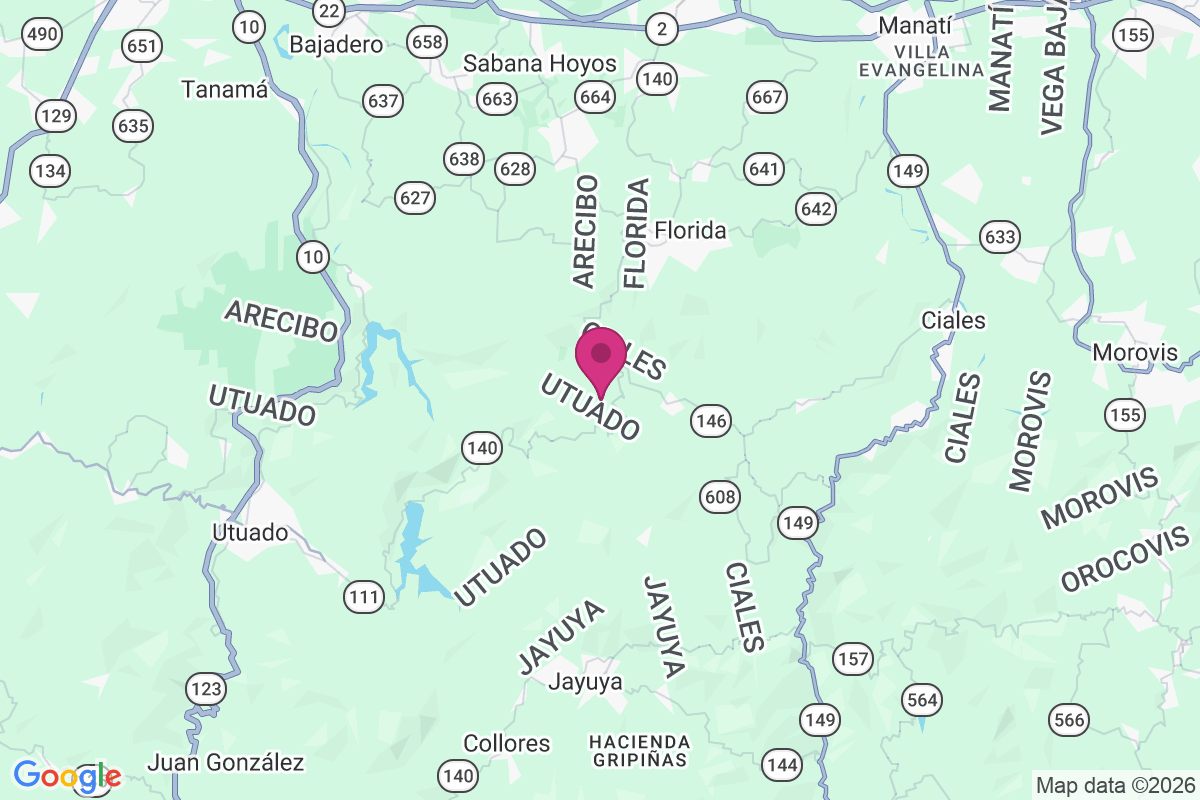 Hacienda Piedra Gorda map