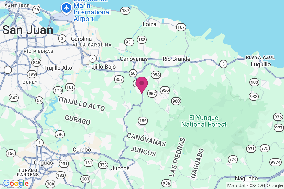 Campo Rico map