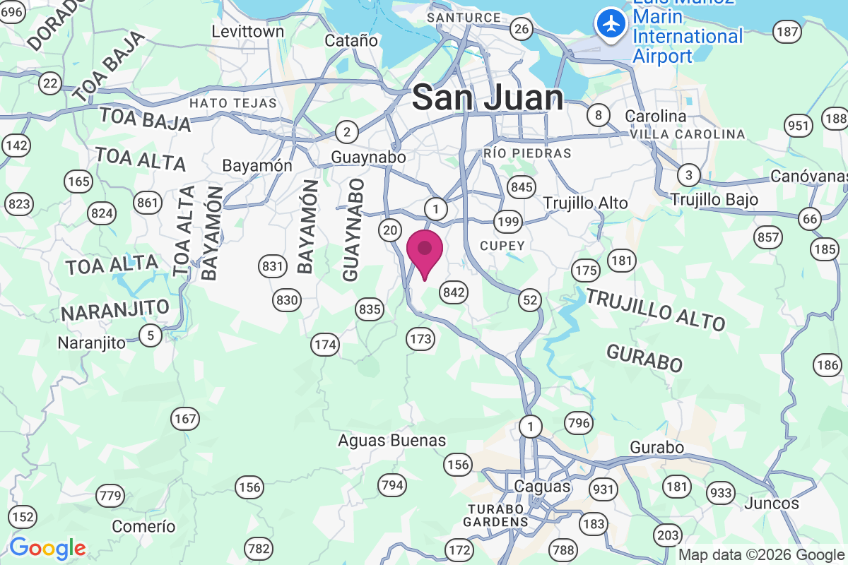 La Muda map