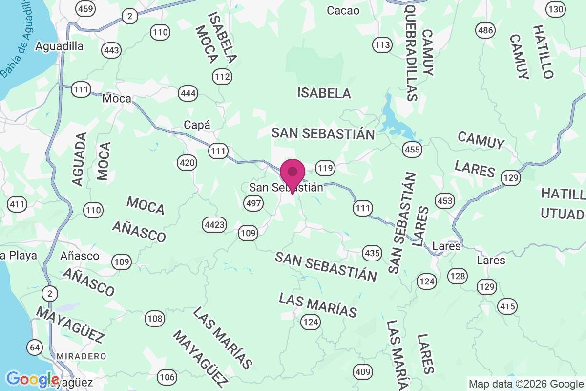 La Gonzalez map