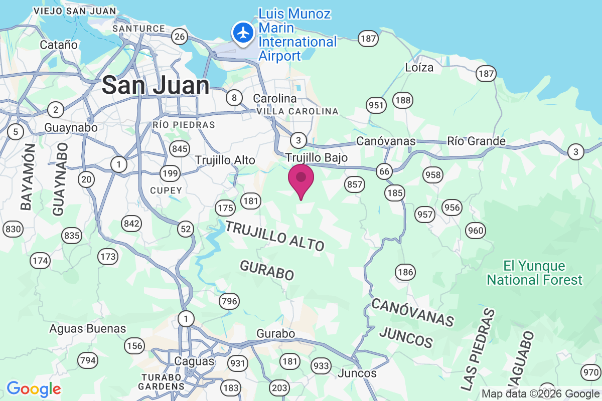 Canto de Sapo map