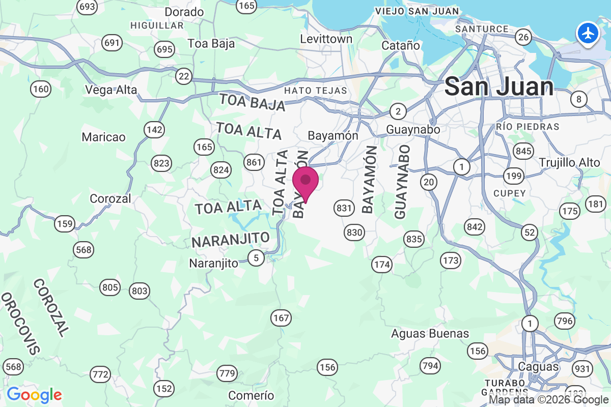 El Ocho map