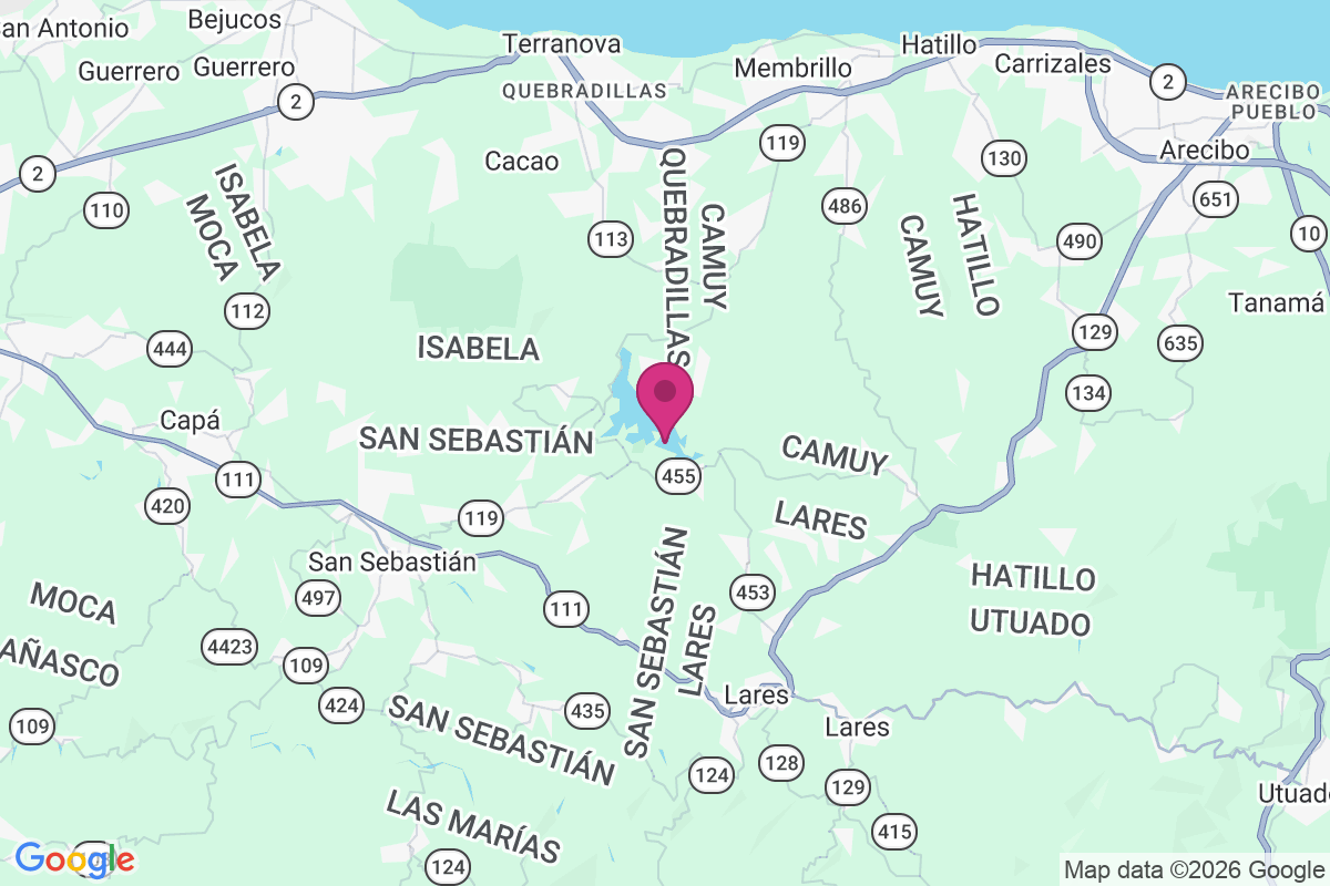Campamento Guajataca map