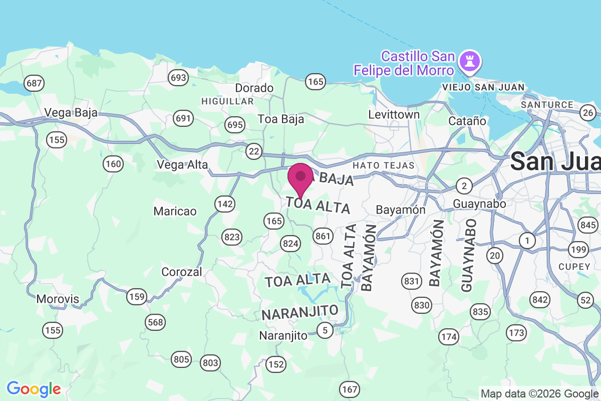 Toa Alta map
