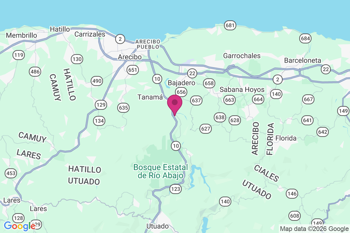 Las Llanadas map