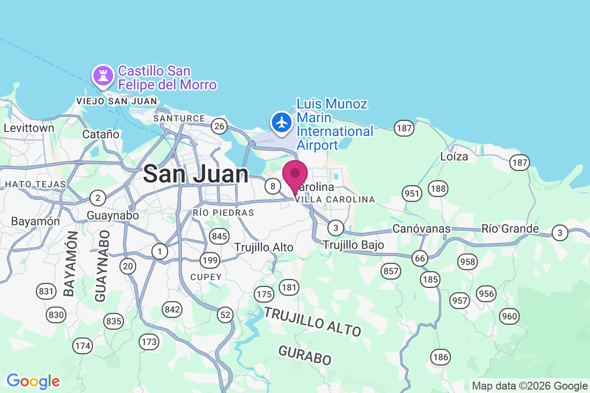 El Comandante map
