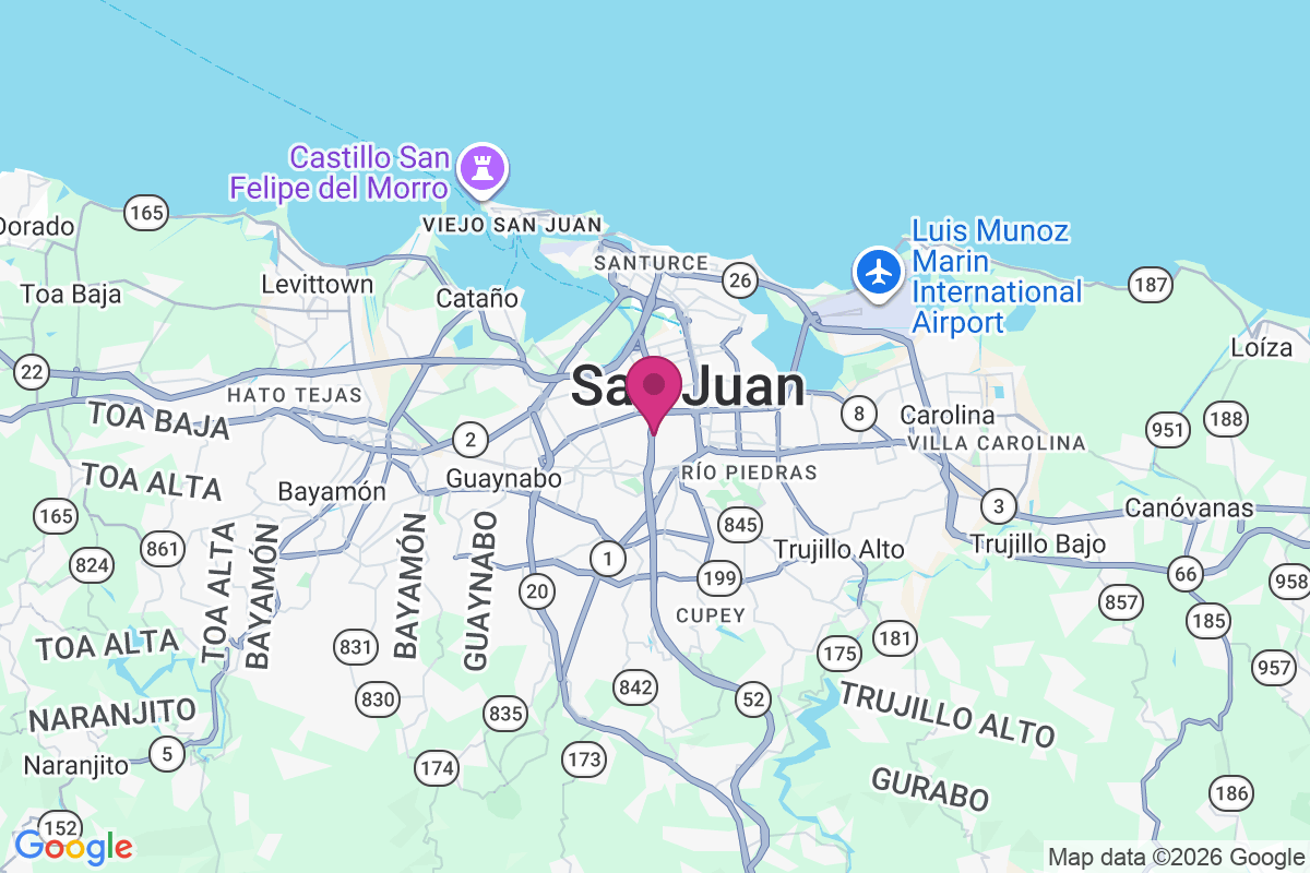 Las Americas map