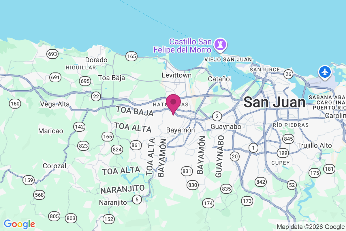 Hato Tejas map