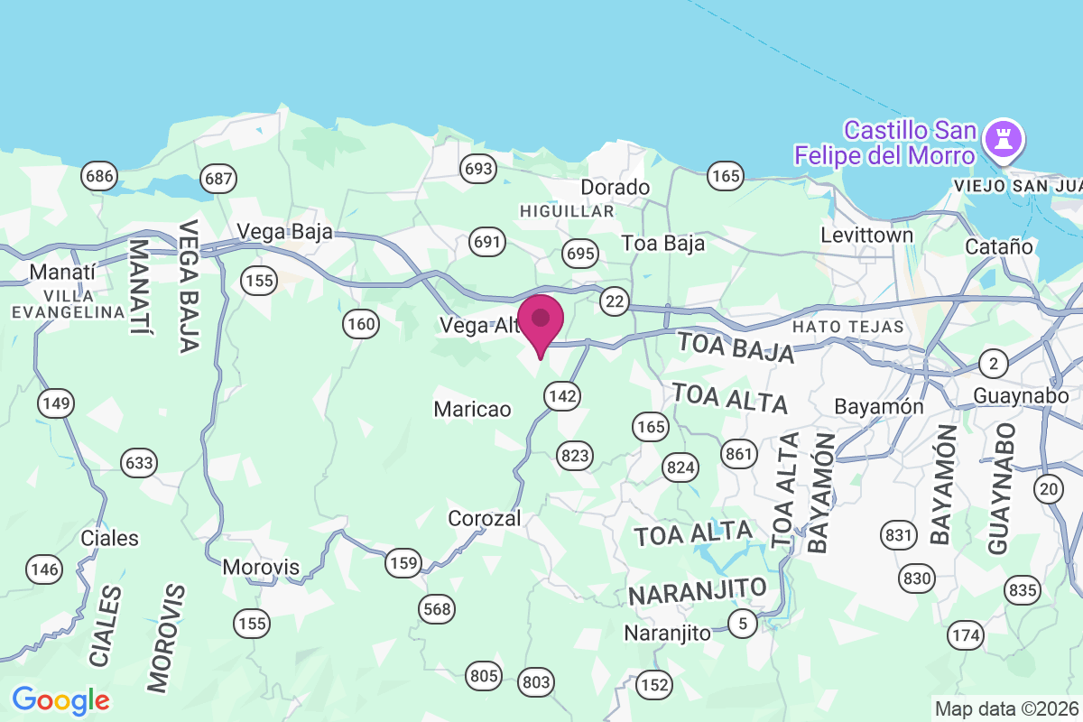 Punto Cubano map