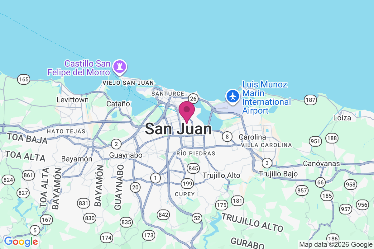 Martin Pena map