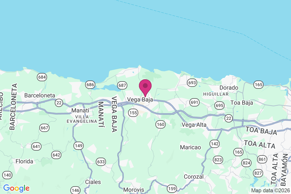 Ojo de Agua map