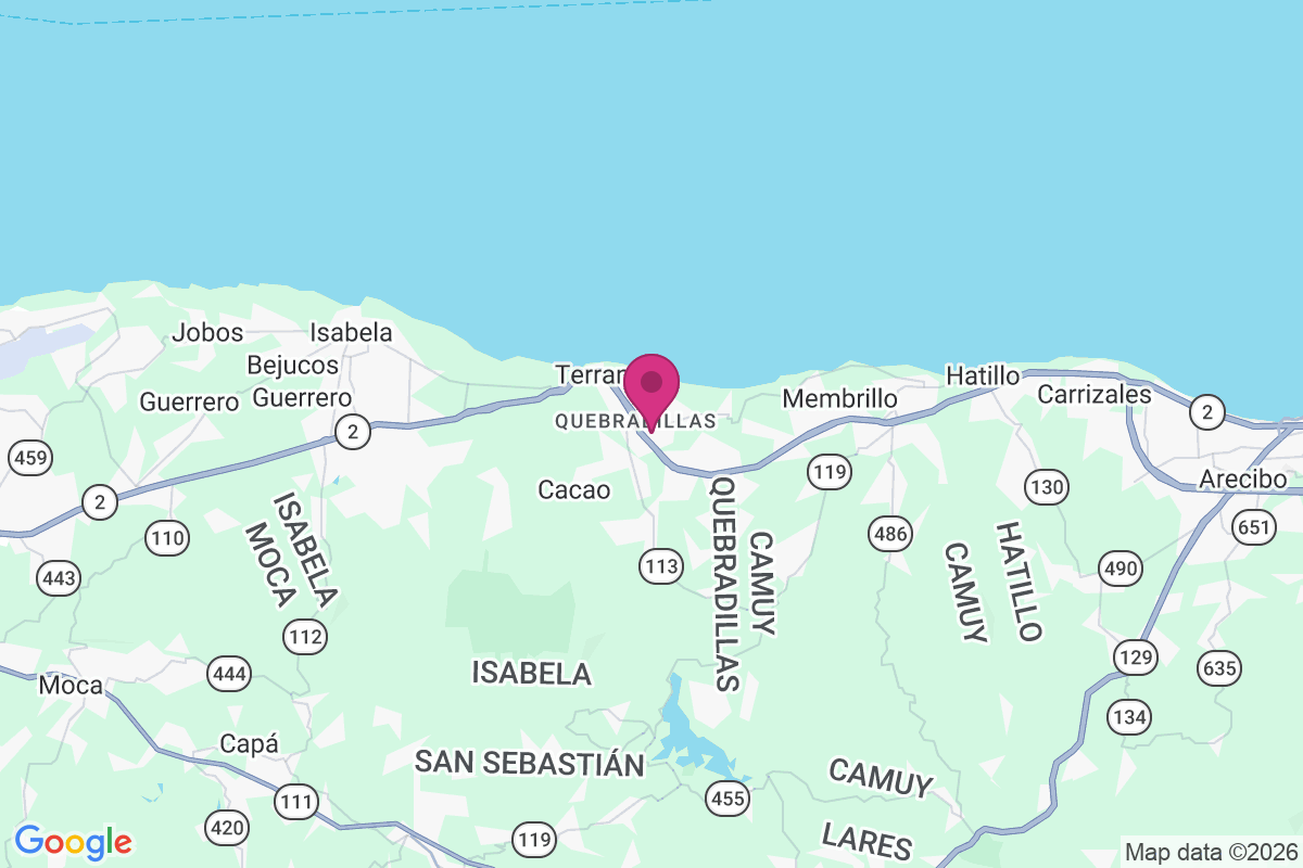 Quebradillas map