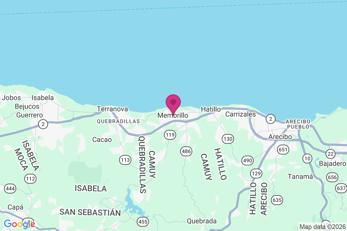 Membrillo map