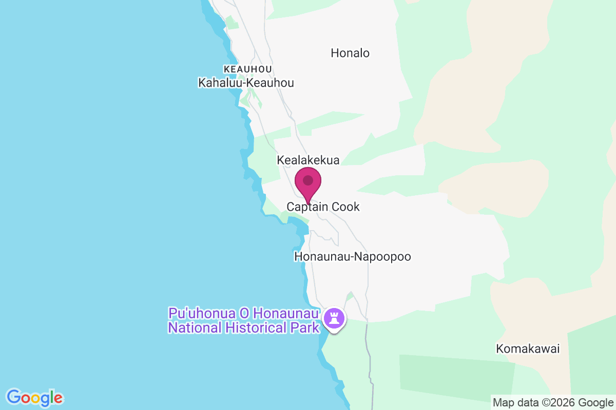 Captain Cook map