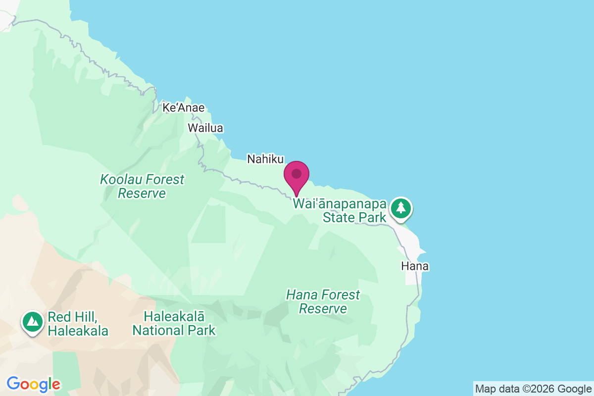 Upper Nahiku map