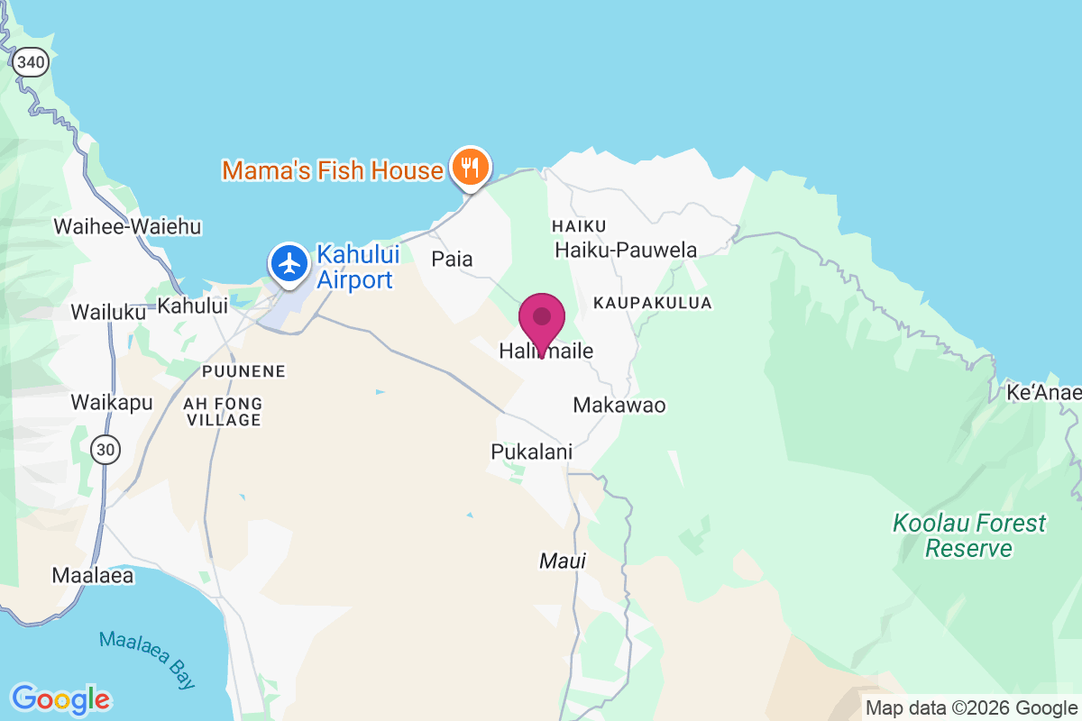 Haliimaile map