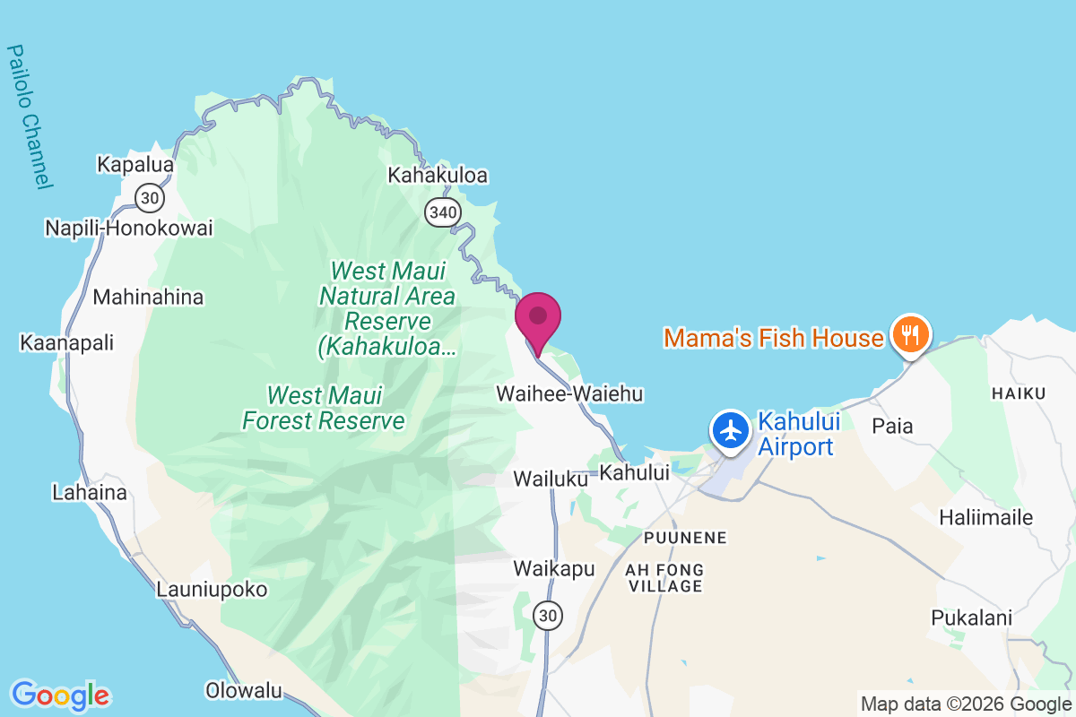 Waihee map