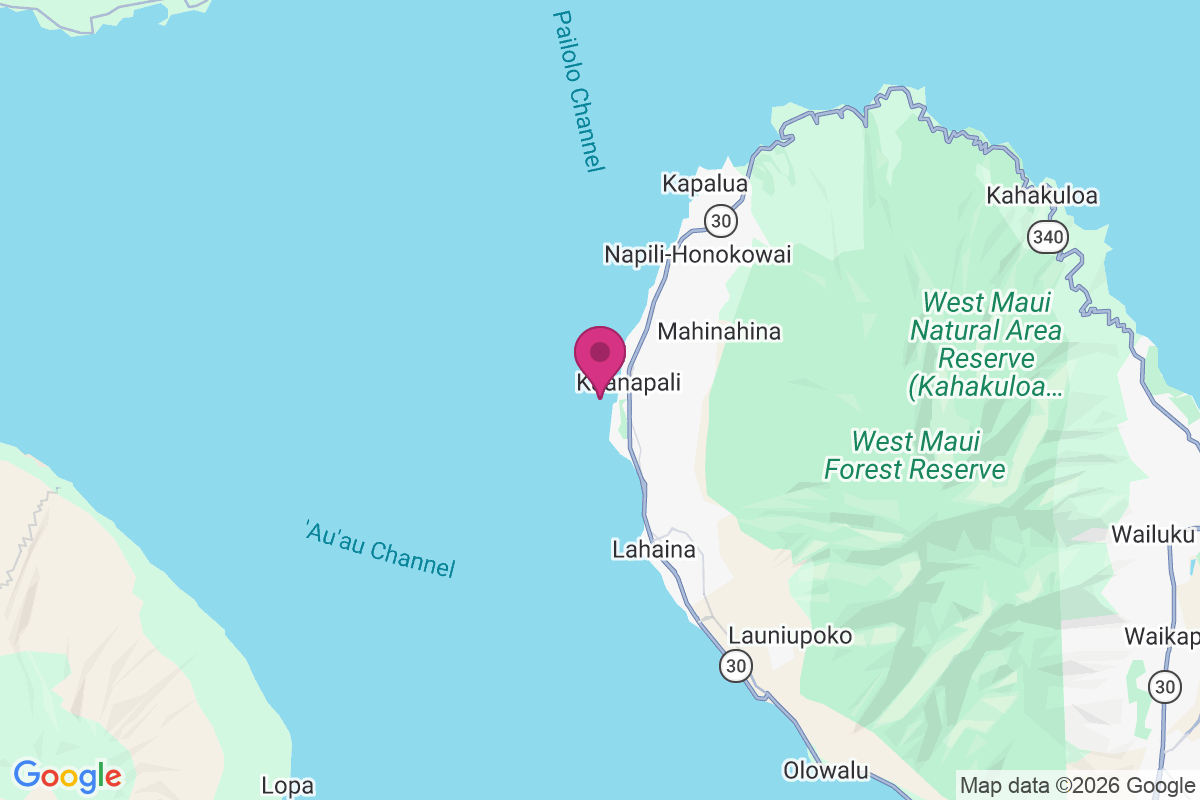 Kaanapali Landing map