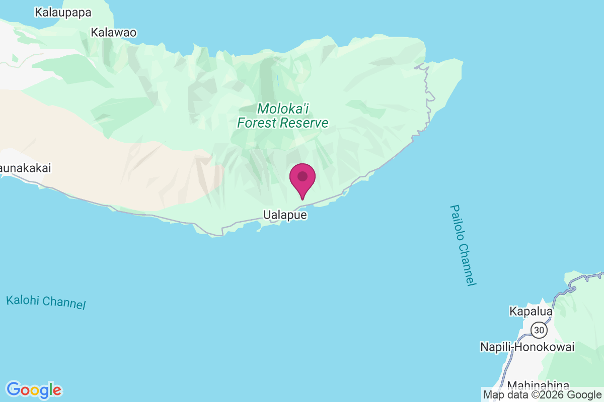 Kaluaaha map