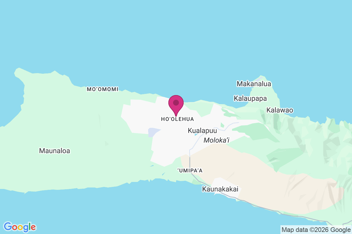 Hoolehua map