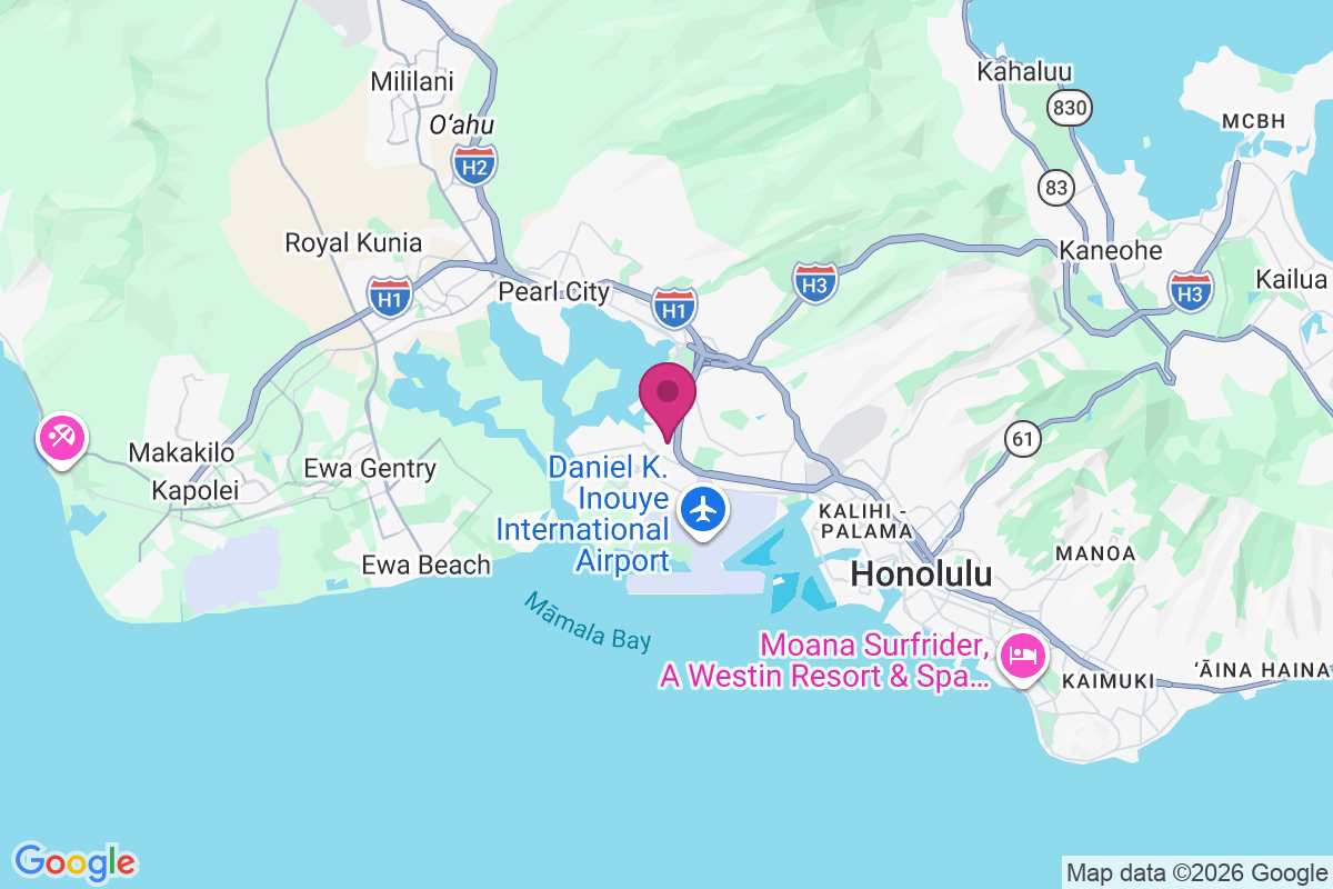 Pearl Harbor map