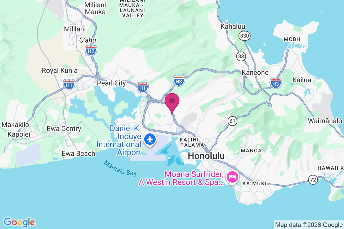 Tripler Army Medical Center map