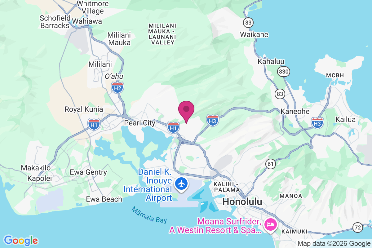 Aiea Heights map
