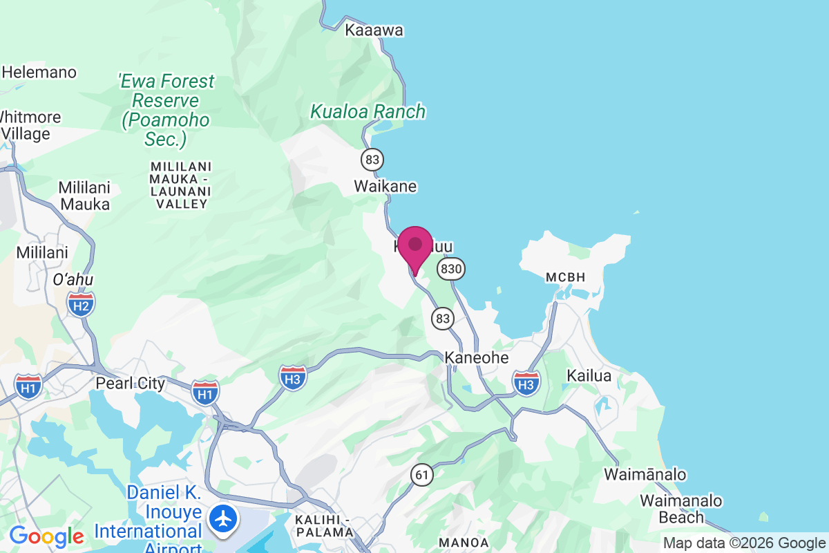 Ahuimanu map
