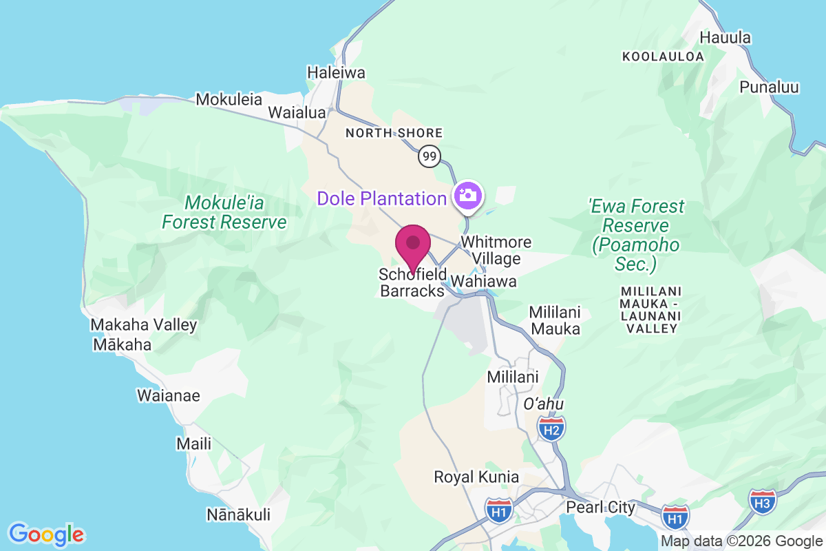 Schofield Barracks map
