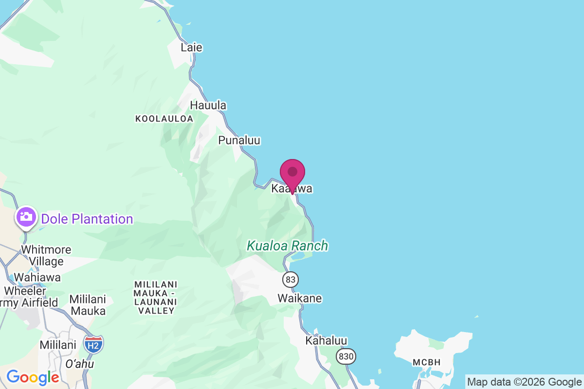 Kaaawa map