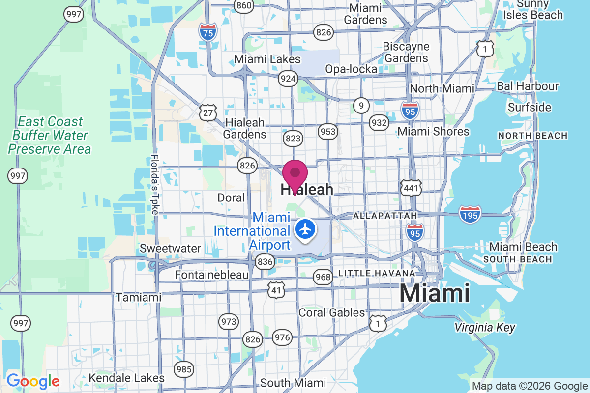 Miami Springs map