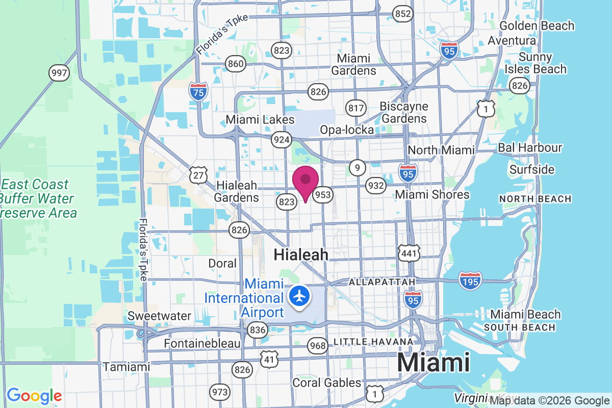 Hialeah map