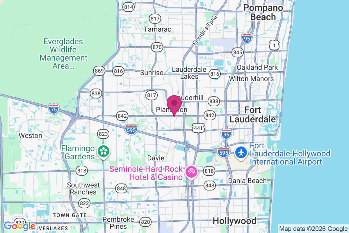 Plantation Gardens map